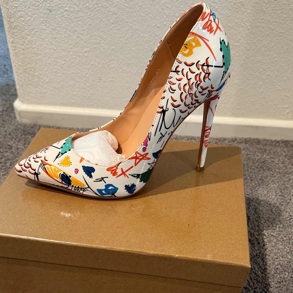 Vibrant Graphic Women's Stiletto Heels